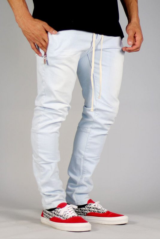 White Blue Slim Jeans
