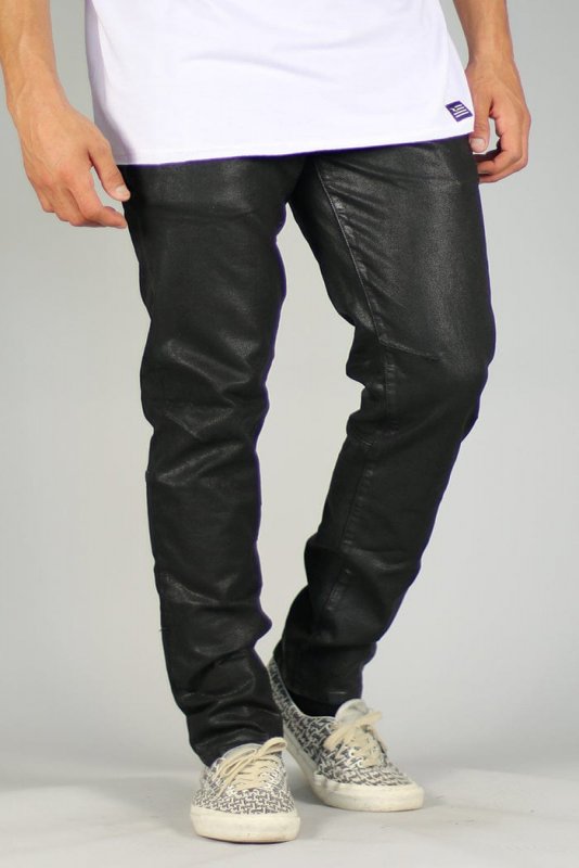 Wax Coated Slim Jeans