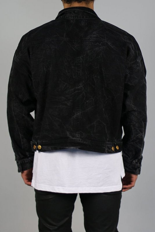Thunder Black Denim Jackets