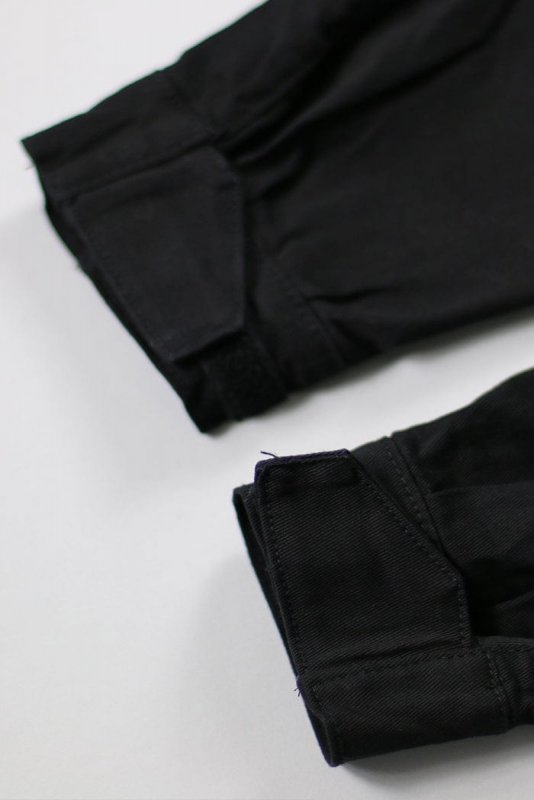Black Combat Cargo Pants