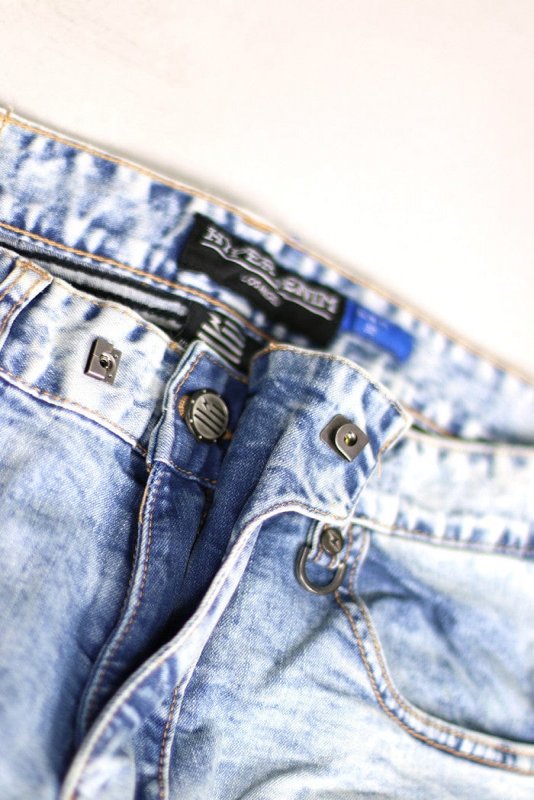 Hyper Blue Ara Biker Jeans