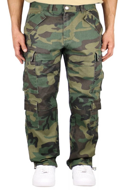 Camo 8 Pocket Cargo Pants