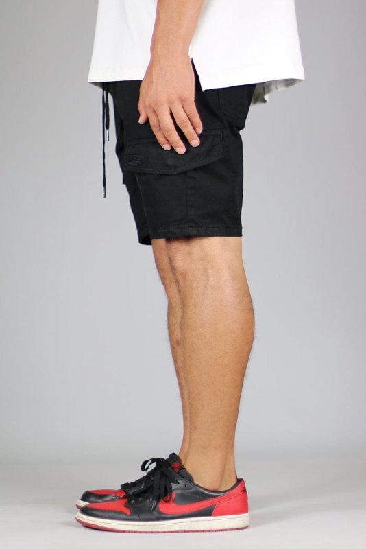 Black Cargo Shorts