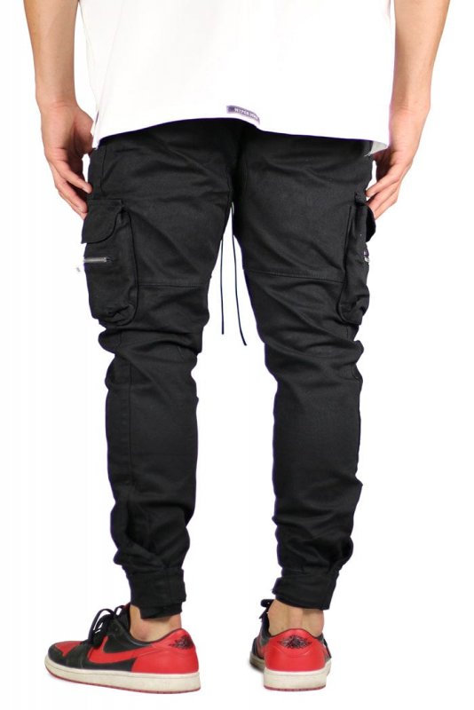 Black Combat Cargo Pants
