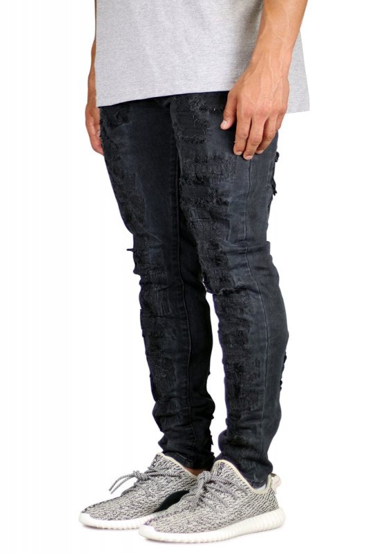 Fade Black Thrasher Jeans