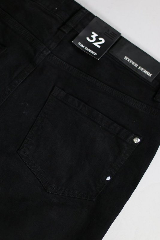 Jet Black Burst Jeans