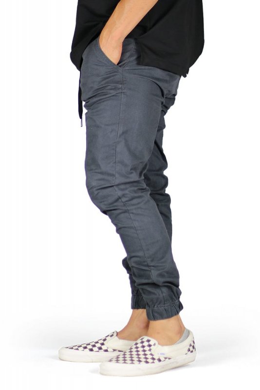 Charcoal  Drop Crotch Joggers