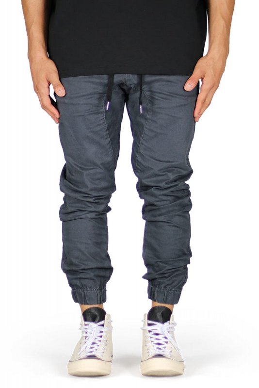 Charcoal  Drop Crotch Joggers
