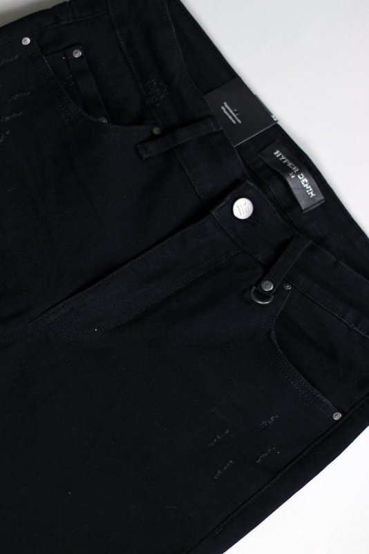 Jet Black Studded Jeans