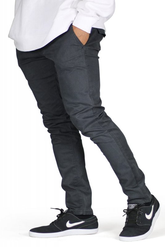 Charcoal Skater Chino Pants