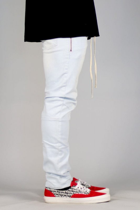 White Blue Slim Jeans