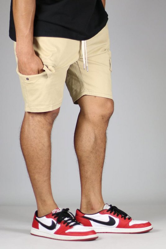 Khaki Cargo Shorts