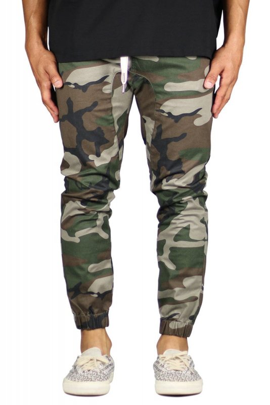 Camo Drop Crotch Joggers