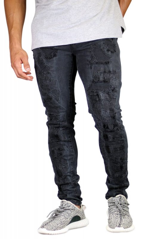 Fade Black Thrasher Jeans