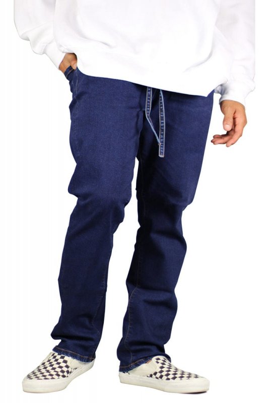 Raw Indigo Straight Jeans