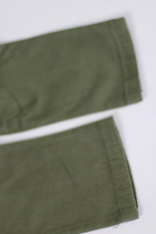 Olive Drop Crotch Pants
