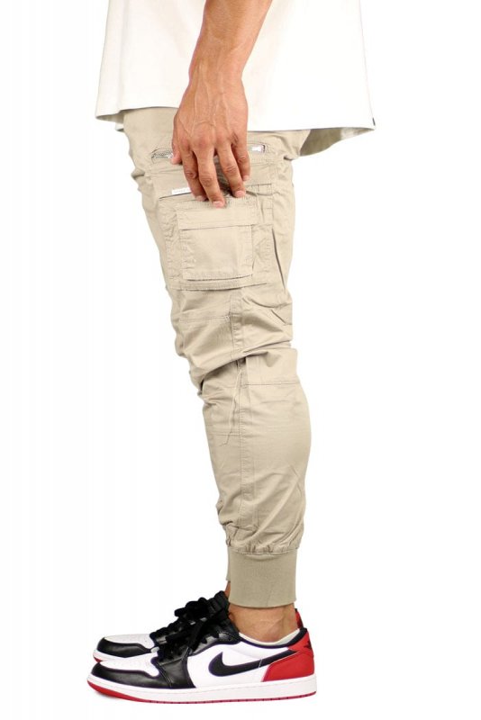 Taupe Cool Cargo Joggers