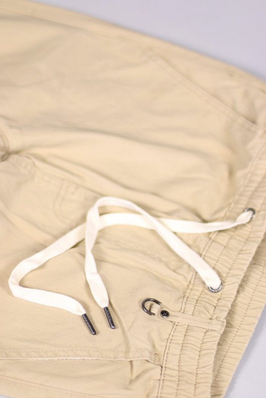Khaki Drop Crotch Joggers