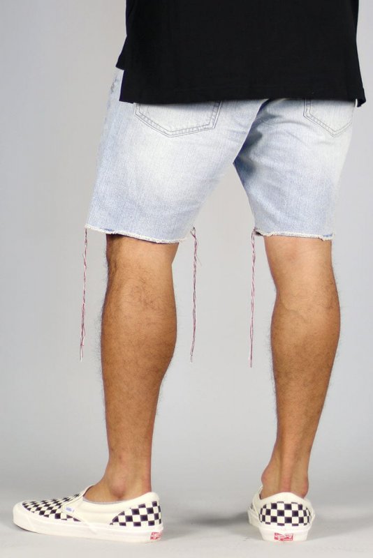 Ripped Denim Shorts
