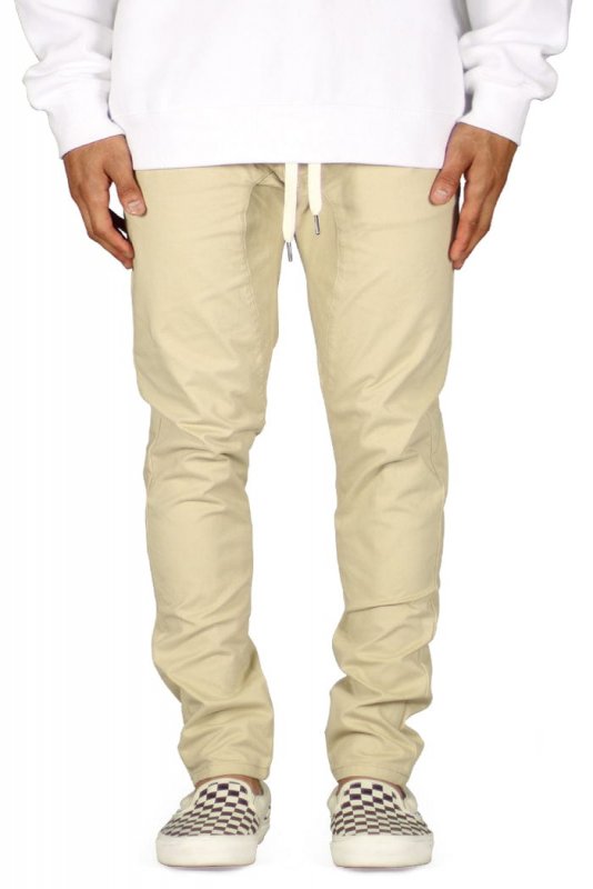 Khaki Drop Crotch Pants