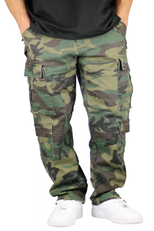 Camo 8 Pocket Cargo Pants