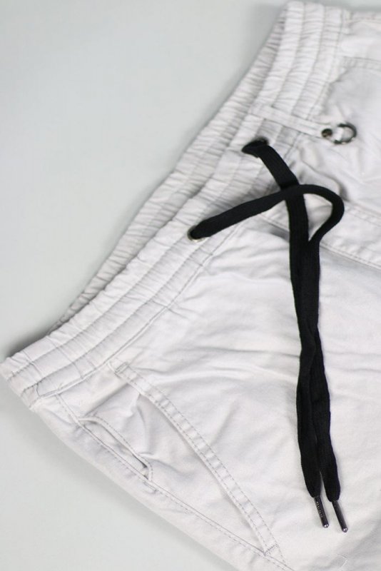 Gray Drop Crotch Joggers