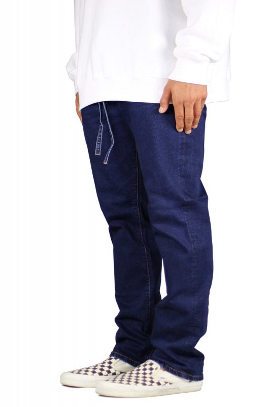 Raw Indigo Straight Jeans