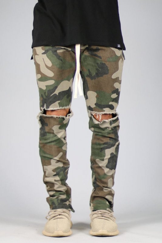 Camo Nate Zipper Pants