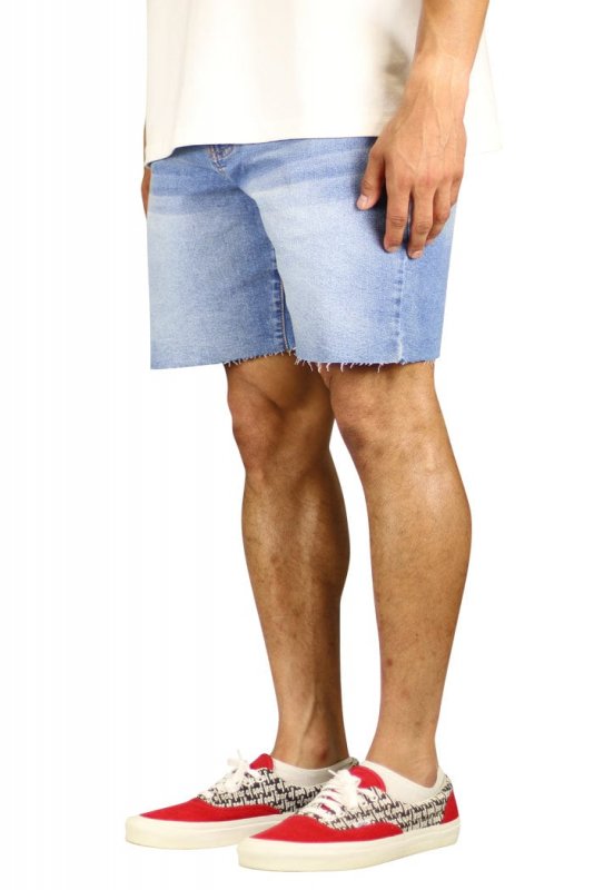 M. Blue Denim Shorts