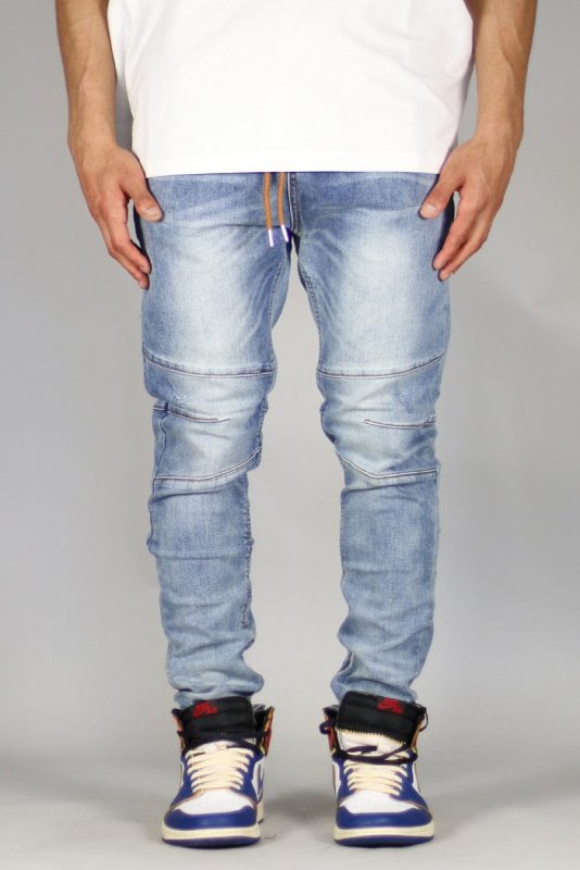 M.Blue Gnu Zipper Jeans