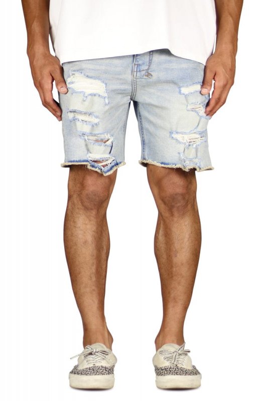 LT.Blue Thrasher Denim Shorts