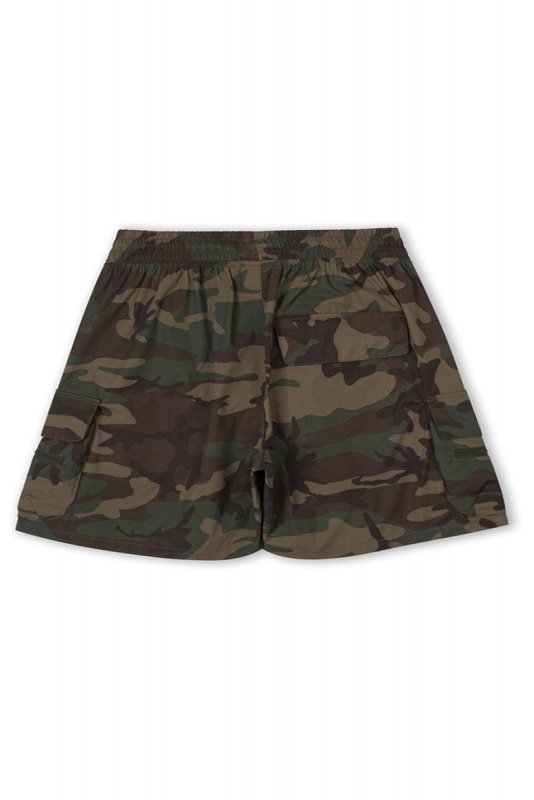 Camo Cool Nylon Cargo Shorts
