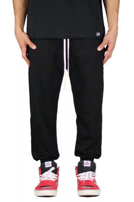 Black LAX Lounge Joggers