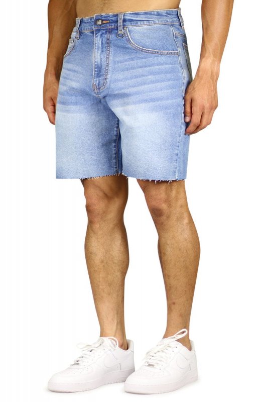 M. Blue Denim Shorts