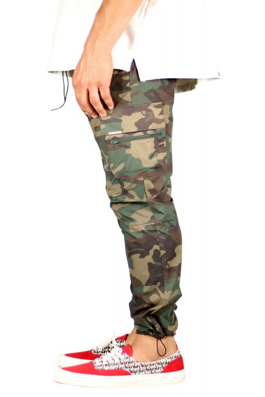 Camo Cool Nylon Cargo Pants