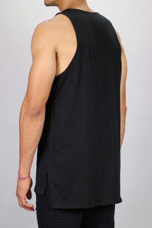 Slit Long Tank Tops