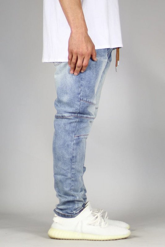 M.Blue Gnu Zipper Jeans