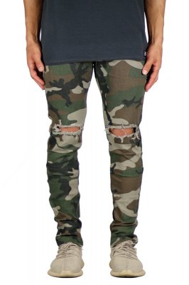 Camo Nate Zipper Pants