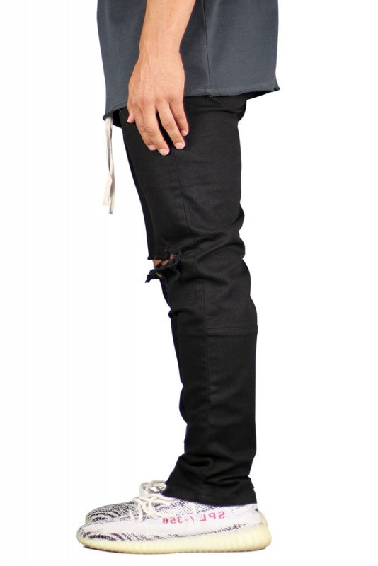 Black Nate Zipper Pants