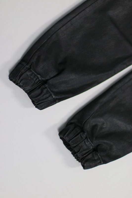 Wax Coated Denim Joggers