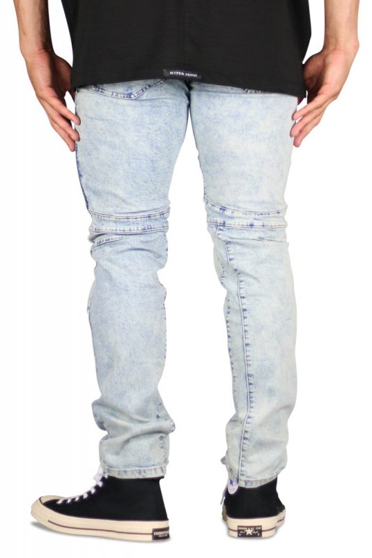 Hyper Blue Ara Biker Jeans