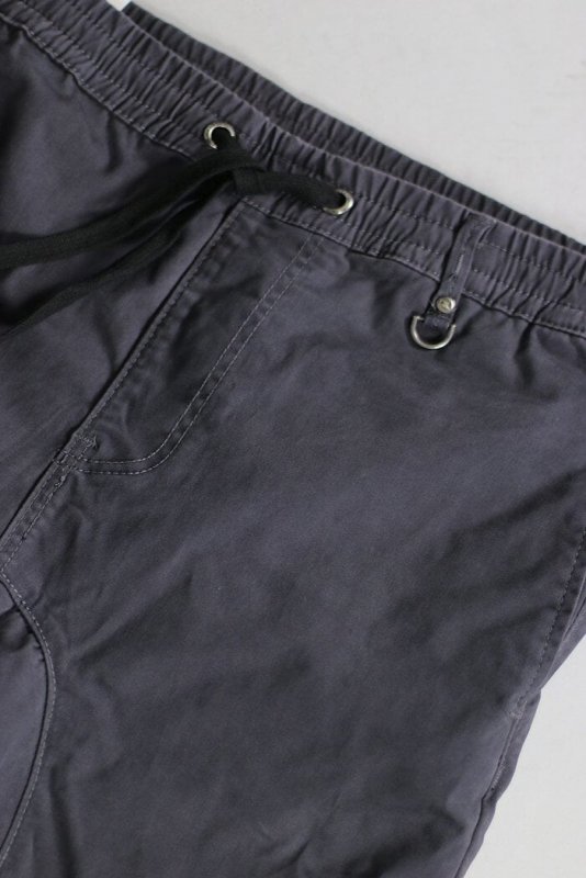 Charcoal Drop Crotch Pants