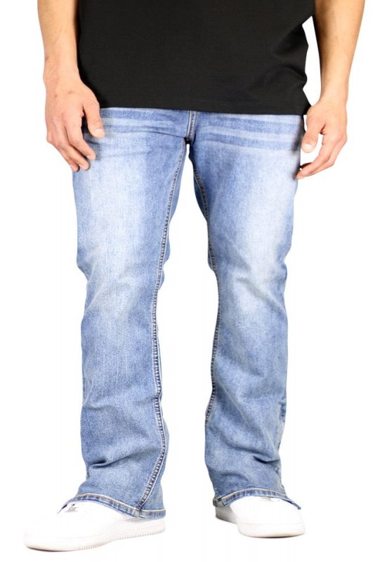 M.Blue Flare Zipper Jeans