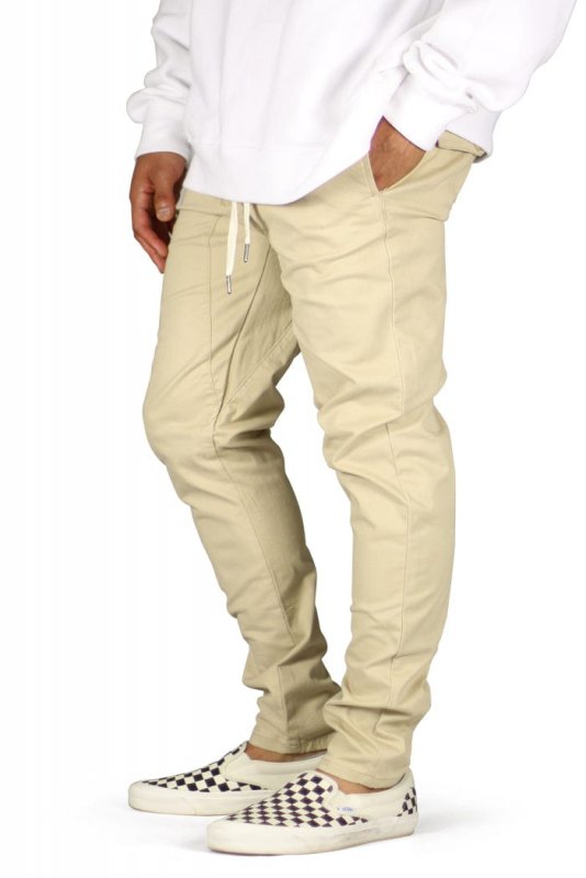 Khaki Drop Crotch Pants