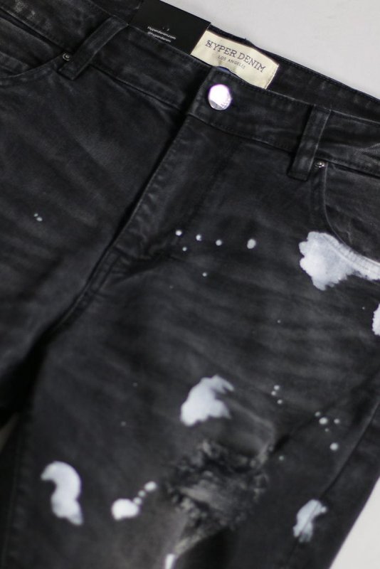 Black Rag Splatter Jeans