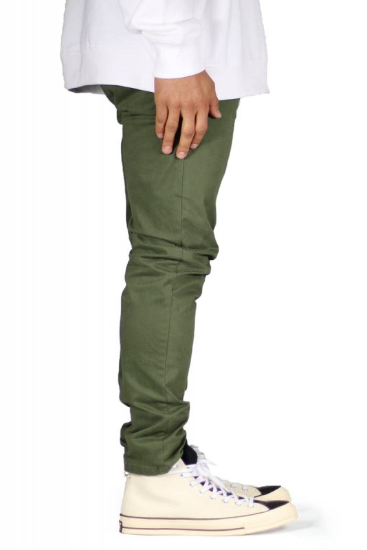 Olive Skater Chino Pants