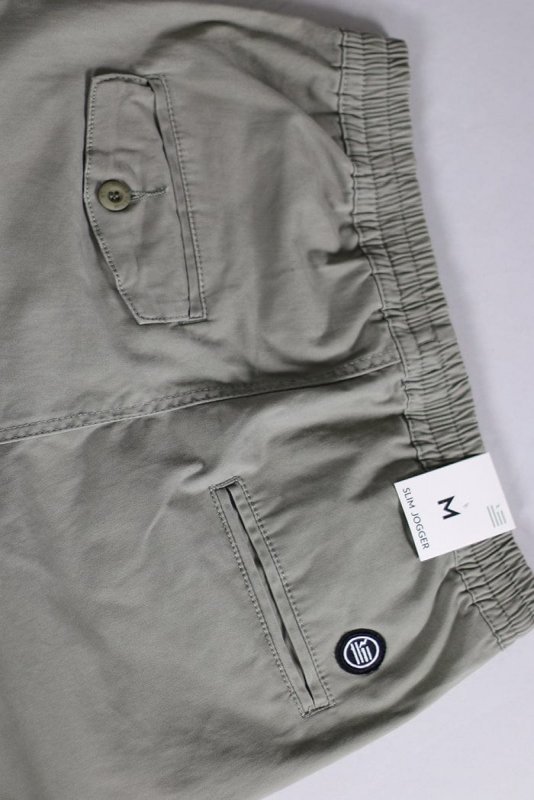 LT. Olive Drop Crotch Joggers