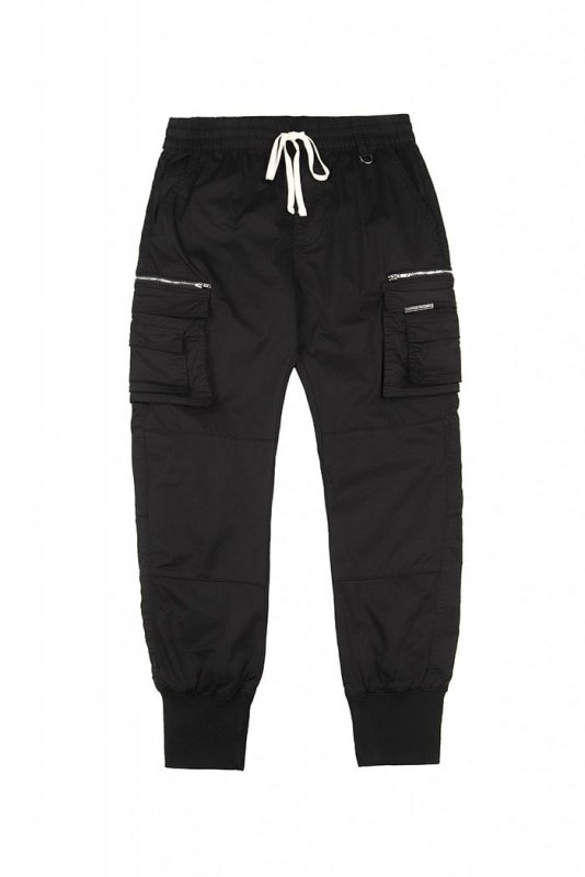 Black Cool Cargo Joggers