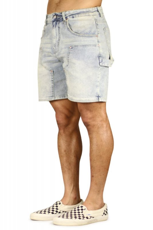 LT. Blue Carpenter Denim Shorts