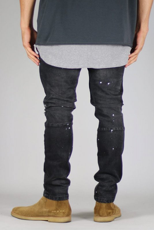 Black Rag Splatter Jeans